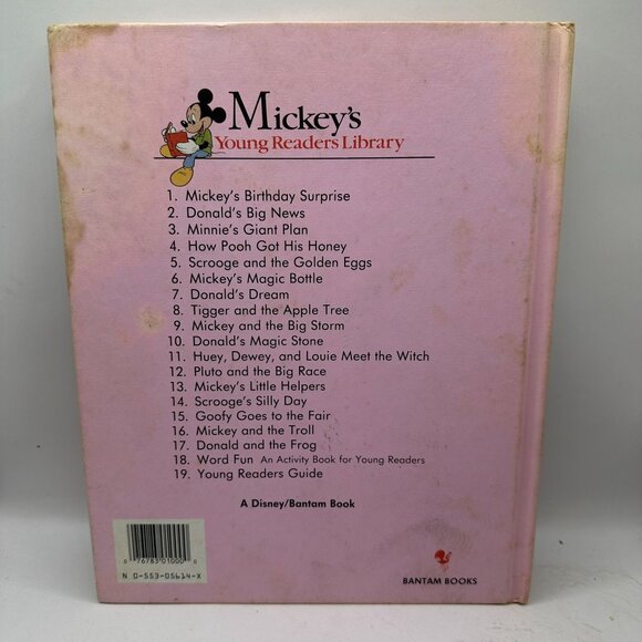 Mickeys Young Readers Library Volume 1 Mickeys Birthday Surprise Hardcover Book - Picture 2 of 4